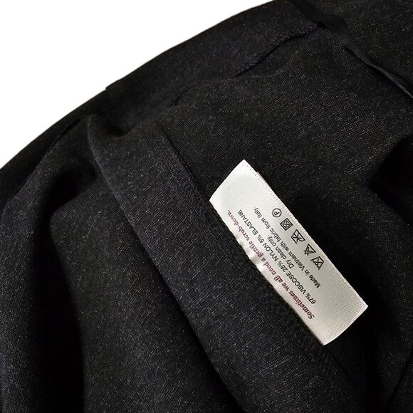 M.M.LaFleur Sheath Dress Size 0 Sleeveless The Lydia Ponte Charcoal Gray Stretch - Picture 9 of 10